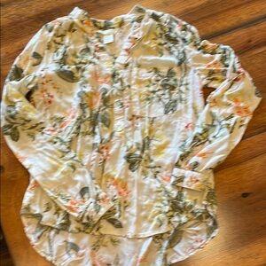 H&M | Multicolor tropical summer print top | Women Size 2